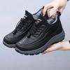 Fashion Women's Cotton Shoes Middle-aged and Elderly Thick-soled Non-slip Waterproof Walking Shoes Plus Velvet Warm Mother Sports Shoes