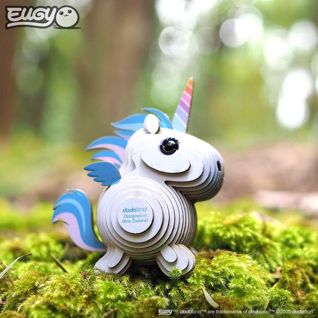 EUGY Unicorn Paper 3D Puzzle An Educational Toy That Is Perfect As a Gift for Elementary School and Adults - Boys, Girls, Alike.