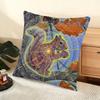 A-Alex G-Grey Trippy Cushion Cover Soft Short Plush Pillow Cover Smooth Cozy Texture Aesthetic Cushion Case Home Decor