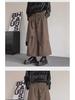 High-Grade Yamamoto-Style Irregular Buttoned Culottes for Men and Women