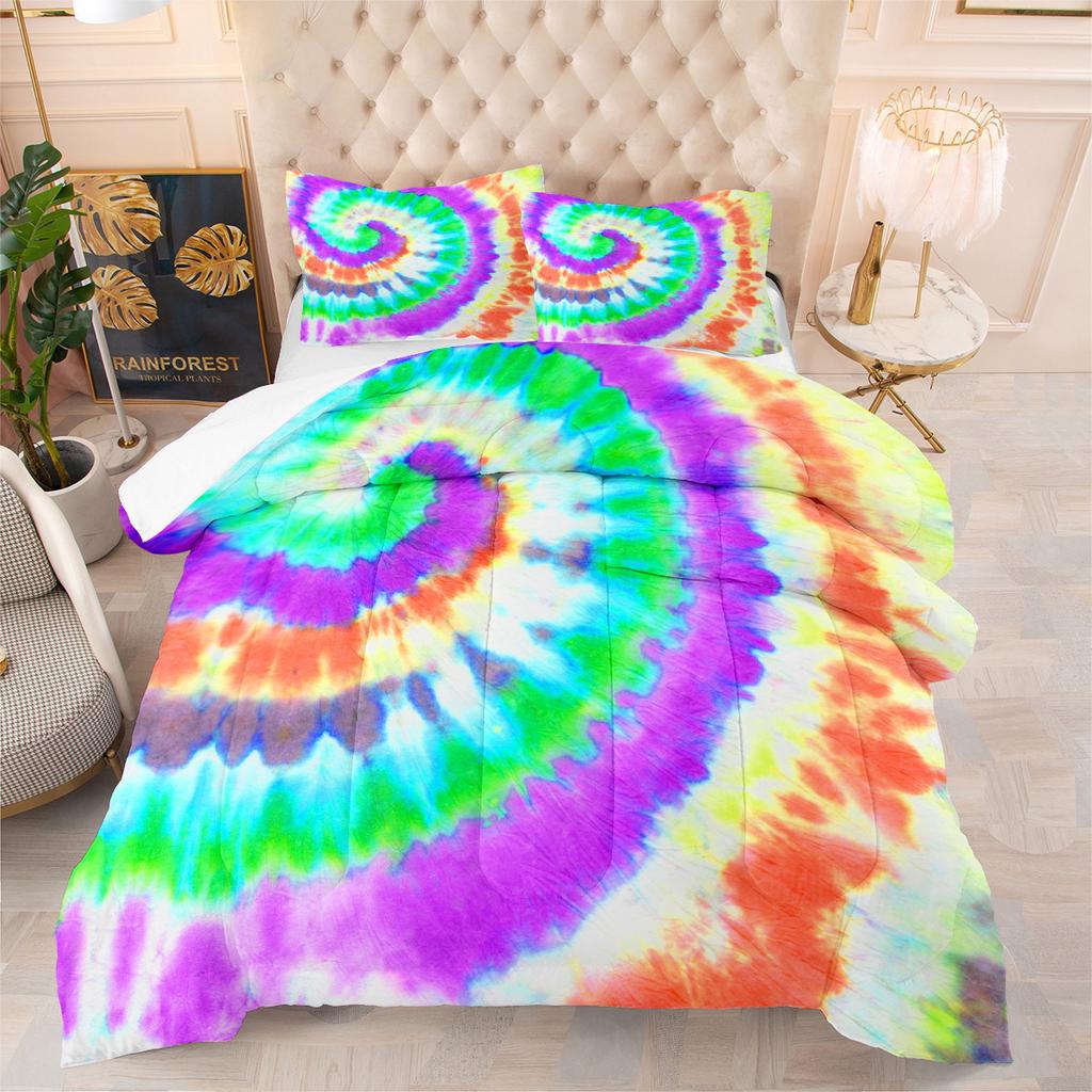 Three-headed Black and White Cow Print Bedding Set (3-piece)