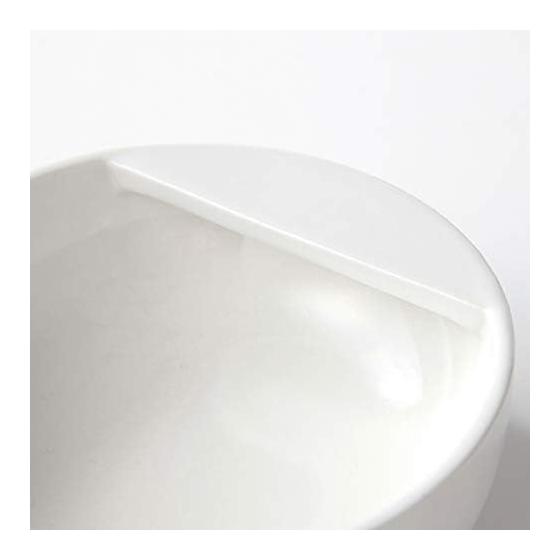 MUJI Porcelain Beige Ladle Rest - Simple Tabletop Kitchen