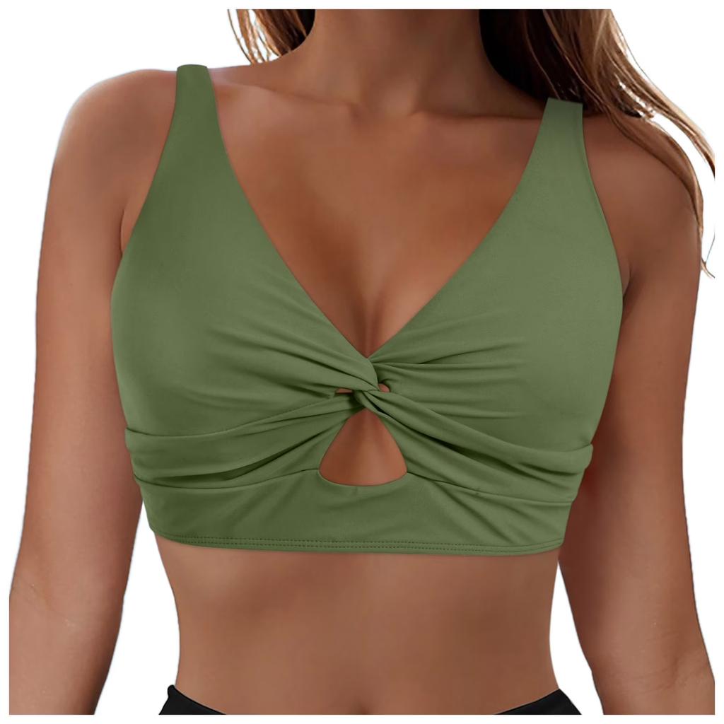 Sexy Fashionable Womens Bikini Twopiece Top With Padded Cups And Underwirefree Swimwear