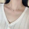 Delicate Clavicle Necklace Beautiful Chain Necklace Copper Texture Perfect for Evening Parties and Special Occasions
