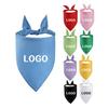 Print Patterns Large Size Polyester Dog Bandana Hat Triangle Towel Bow Tie Winter Party Pet Apparel Accessories