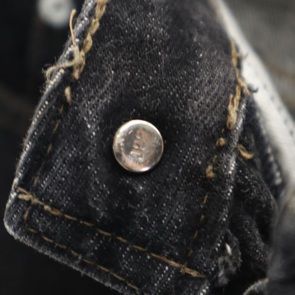 Levi's 80s W626-5358 Made In Japan Tapered Denim Pants W29/9 Black Jeans Women Used