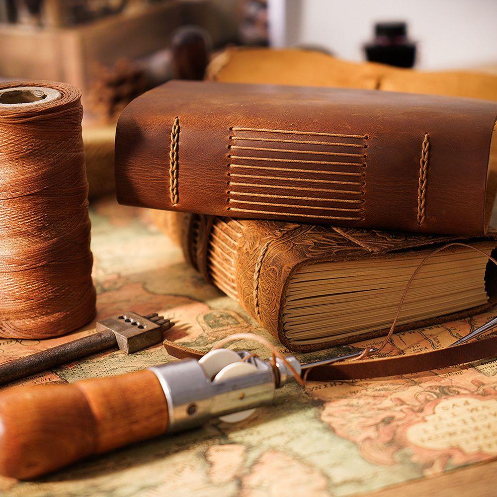 Meeting Record Business Notebook Retro Leather Notebook Retro Travel Journal Writing Notebook