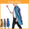 Adorable Dinosaur Cape Cloak For Halloween Cosplay Soft And Comfortable Fabric Unisex