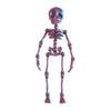 Halloween Locker Accessories Dancing Skeleton Aquarium Bubbler, Dynamic Fish Tank Ornament, Holiday Party Favors 3D Printed Articulated Skull