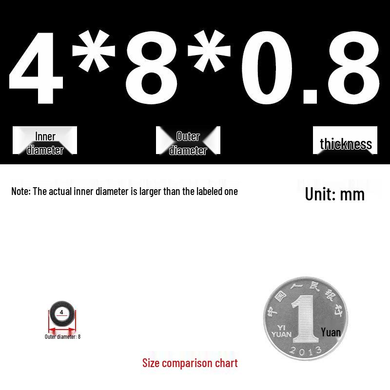 Galvanized Metal Flat Washer - Thin, Thickened, Enlarged Edge, Round, Sizes M3 to M10