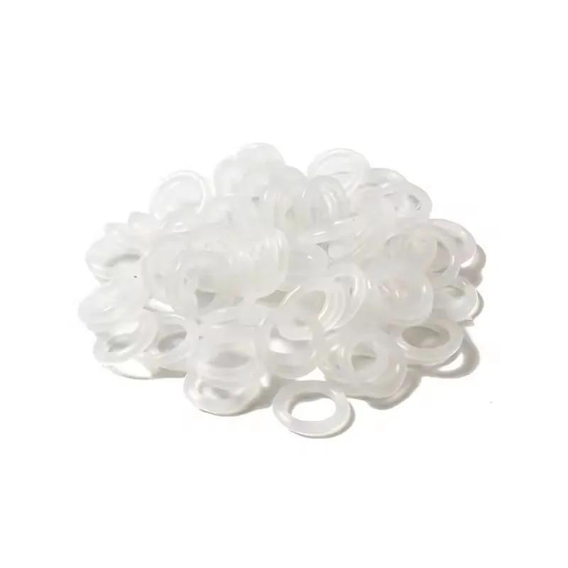 130 ST Genomskinliga Gummi O-ringar Tätningspackningar Switch Dämpare - Perfekt för Mekaniska Tangentbord & Cherry MX Switchar!