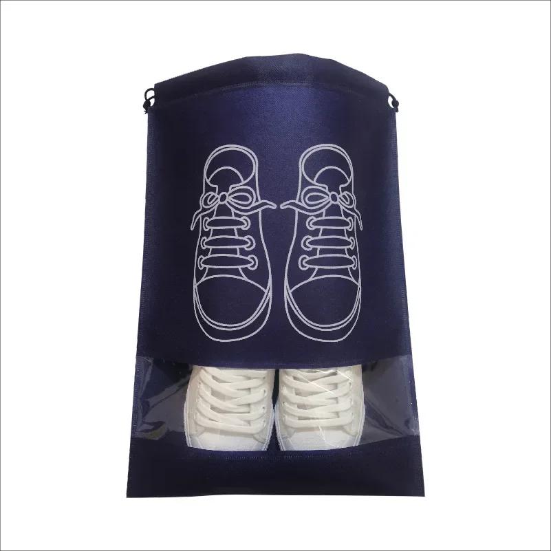 NEW 5/10pcs Shoes Storage Bag Closet Organizer Non Woven Travel Portable Bag Waterproof Pocket Clothing Classified  Hanging Bag