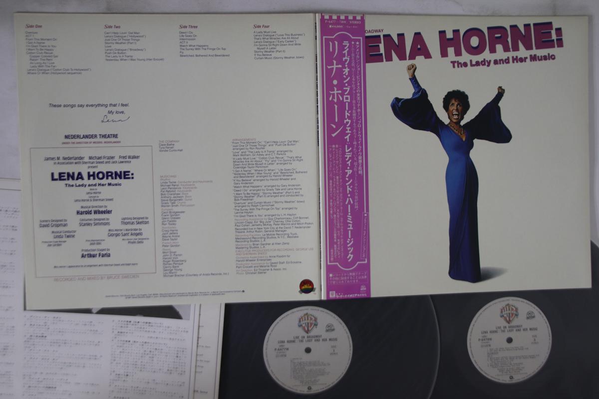 

LP Record LENA HORNE - Live On Broadway Lena Horne The Lad P6477W WARNER BROS 1981 Japan Obi Jazz Used