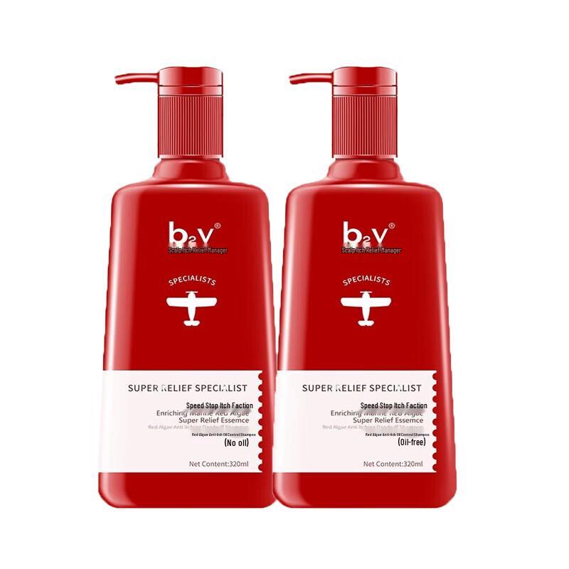 b2v Red Algae Silicone-Free Anti-Itch Oil Control Shampoo