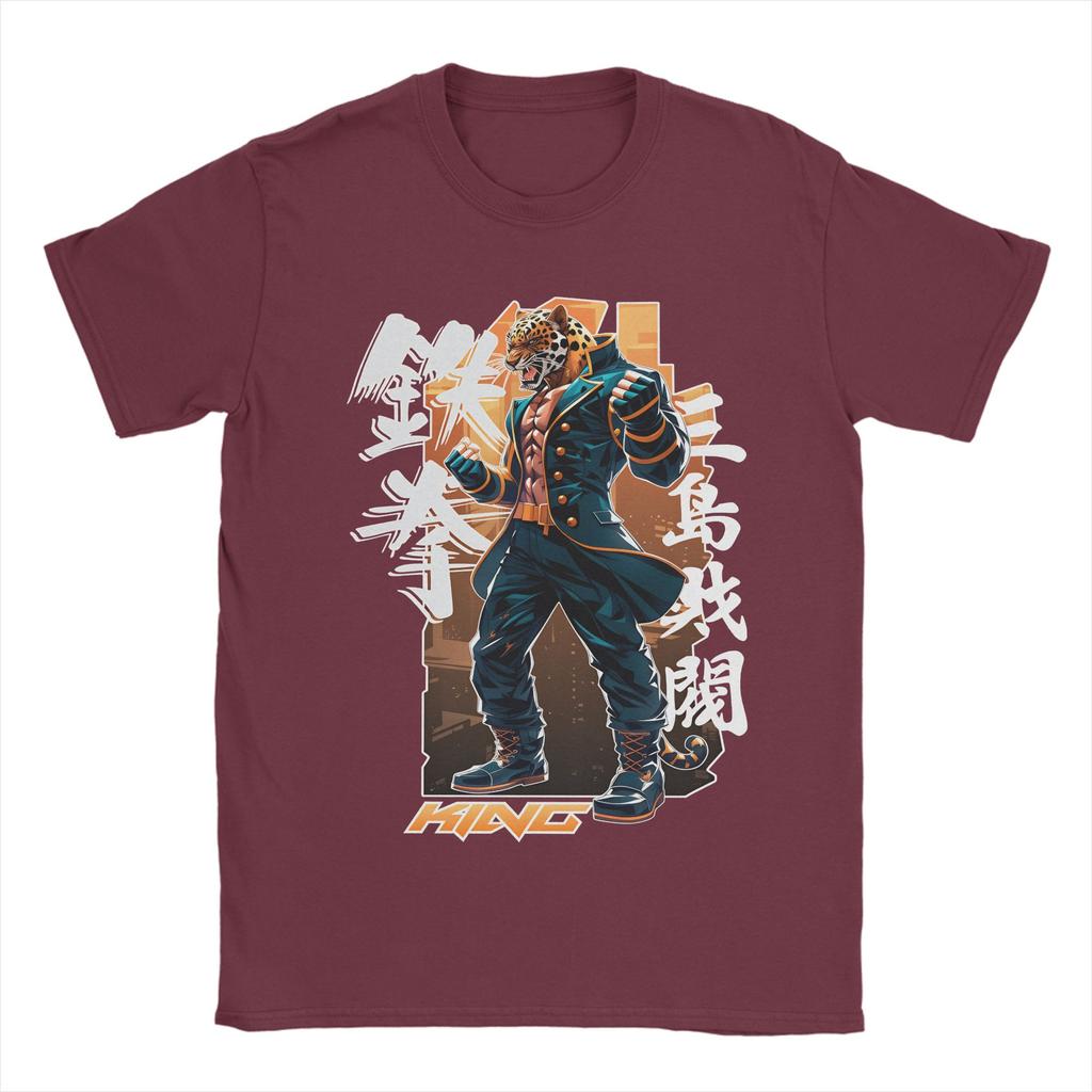 Tekken Japanese Fighting Game TShirt Men Y2K Funny T Shirts Summer Comfortable Hipster Tee Shirt Custom DIY Oversized Clothing