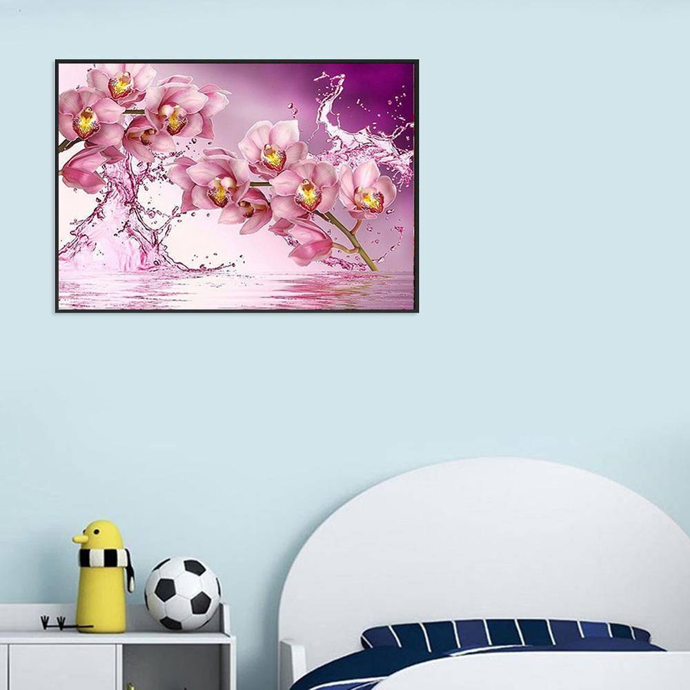 Full Round Daimond Painting Christmas Landscape Cartoon Style Diamond Painting Home Decor