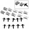 Befestigungsschraube 20 Stück Bolzen Metallschraube Clips Silber