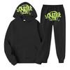 Felpa con cappuccio oversize Y2K Streetwear Invernale 2026 Unisex Felpa con grafica foderata in pile Adolescenti Giovani Adulti