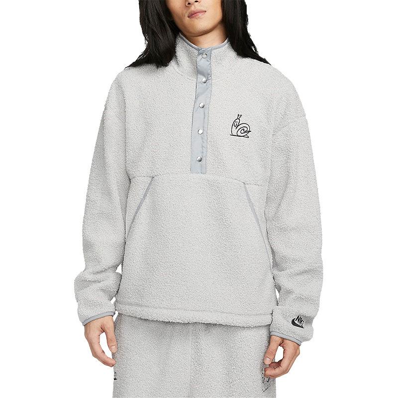 Nike Sweatshirts Men s Gray Turtleneck Moderate Other DQ4194-097 L