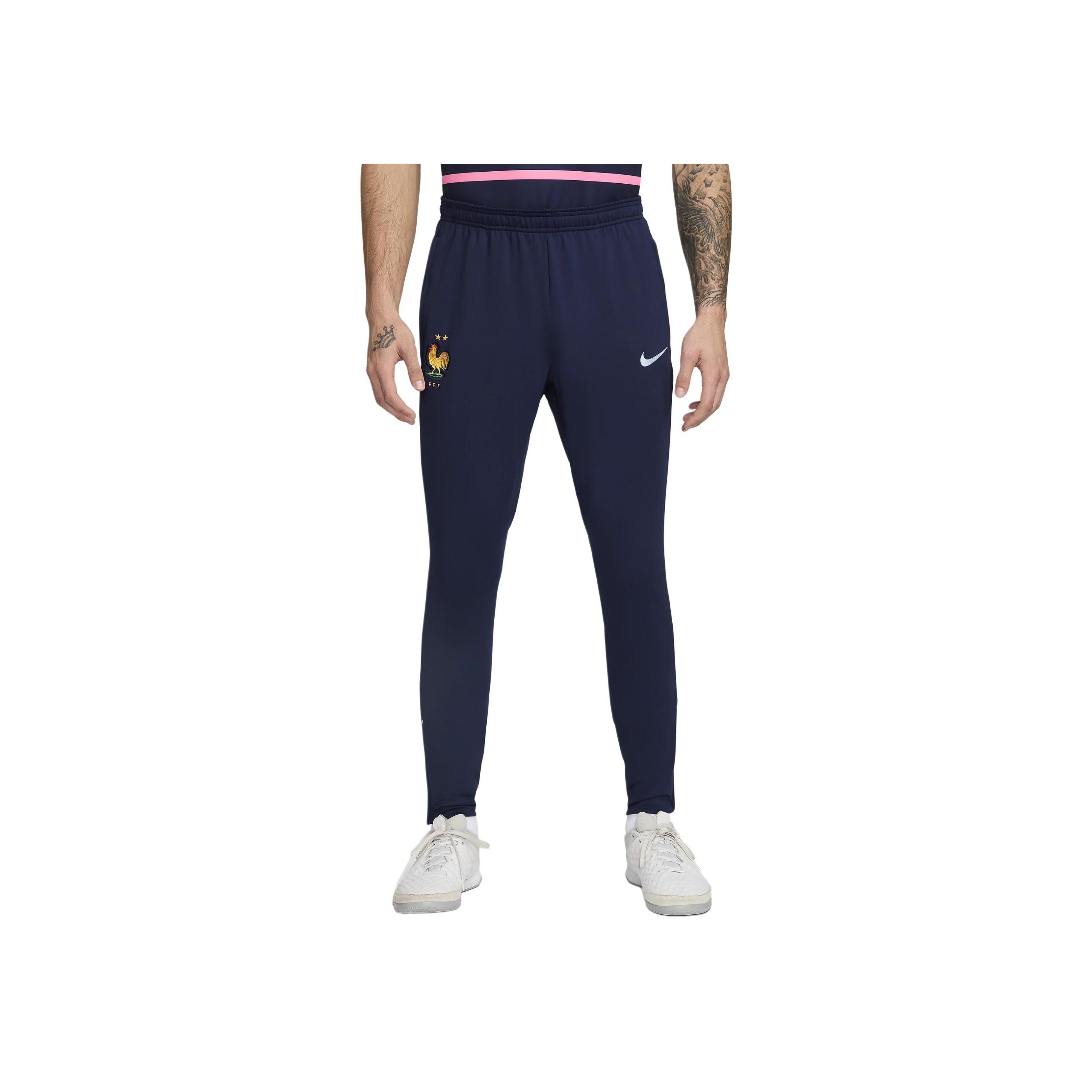 

Nike Dri-Fit Strike Logo Embroidered Badge Slim Fit Casual Knitted Sports Pants Unisex Pants Black Blue FJ2280-499 M