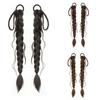 2Pcs Ear Rabbit-style Handmade Braids Pony Tails Long Twist Braid Hairpiece  for Women