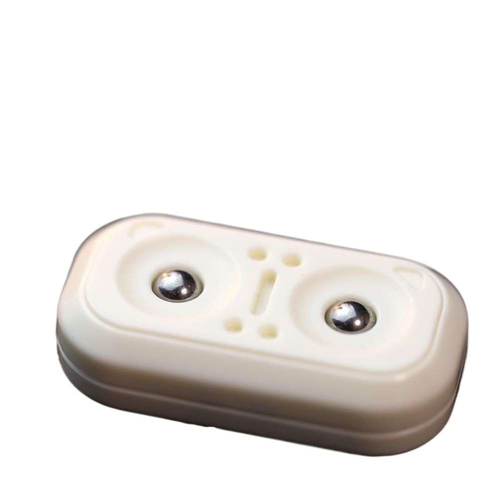 Owl Magnetic Push Card Stress-Relieving Fidget Slider with Fingertip Gyroscope for Anxiety Relief Mechanical Slider Spinner Toy