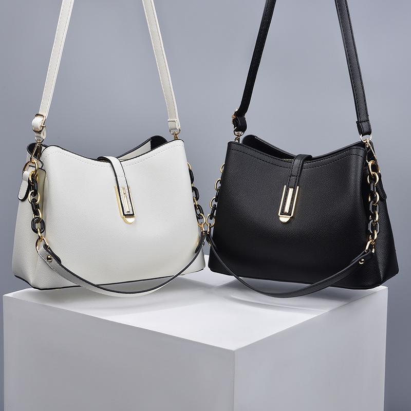 2025 New Fashion Women's Handheld Bucket Bag - Large Capacity, High-End Shoulder & Crossbody Bag