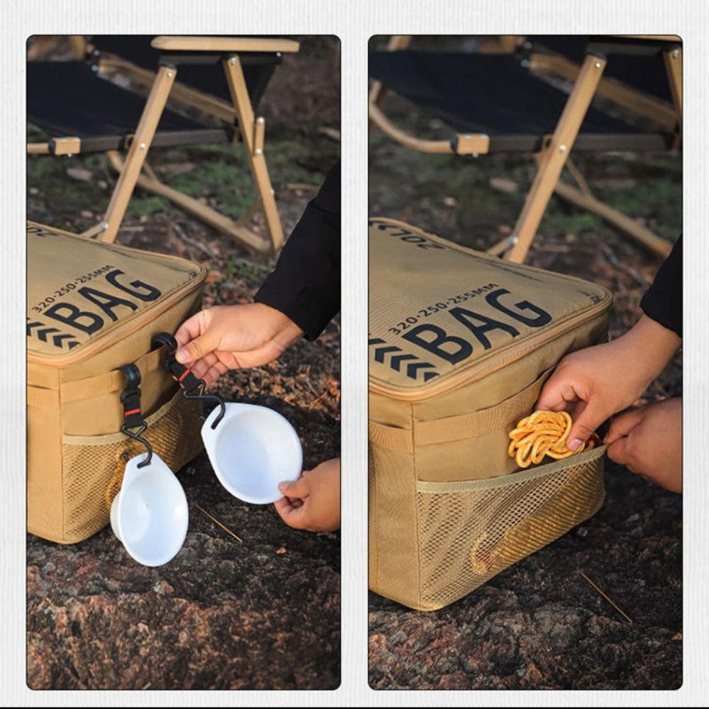Waterproof Outdoor Storage Box Large Capacity Camping Storage Box Picnic Organizer Bag  Travel