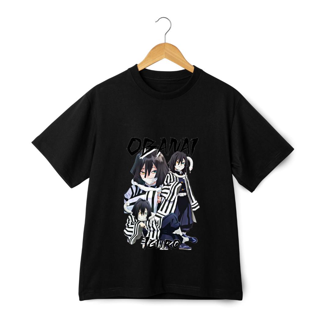 Obanai Iguro Serpent Pillar Graphic T-Shirt Mens Womens Tees Top - Demon Slayer Streetwear Tee XL