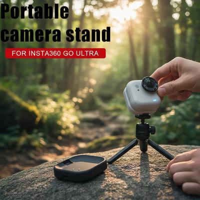 For Insta360 Go Ultra Camera Magnetic Charging Bracket Wireless Fast Charging Station Charging Dock With Lanyard For Insta360