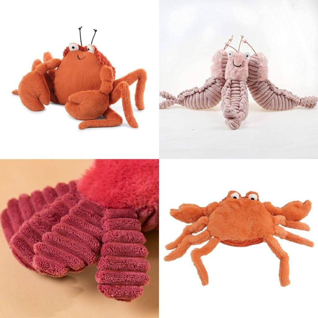 Larry Kreb Shelton Skin Garnele Krabbe Plüschpuppe Für Geburtstagsgeschenke Weich Und Kuschelig 22/26/45cm Tierplüschtiere