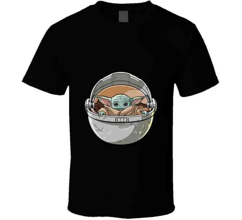 Star Wars The Unisexdalorian Child In Chair Tshirt And Apparel T Shirt S