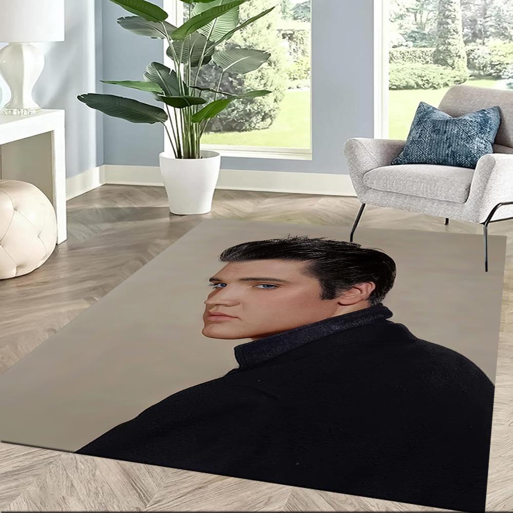 Elvis Area Rug Perfect For Playrooms Hallway Dining Room Foyer Antislip Rug Office Home Decor Spiritual Gift