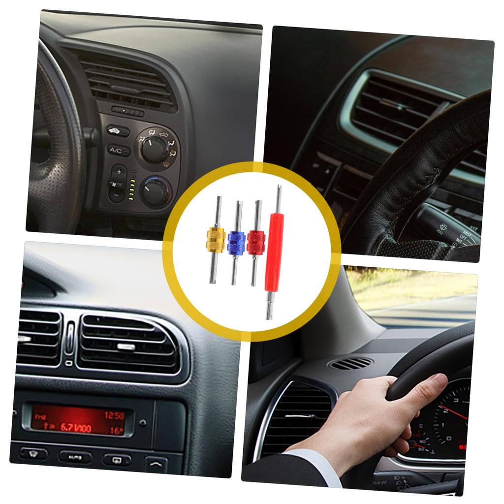 ABOOFAN Auto Air Conditioner Valve Core Remover Tool, Valve Removal Tool, For Car Repair,