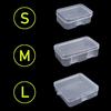 Rectangular Transparent Plastic Box with Lid Jewelry Display Case  Jewelry Storage