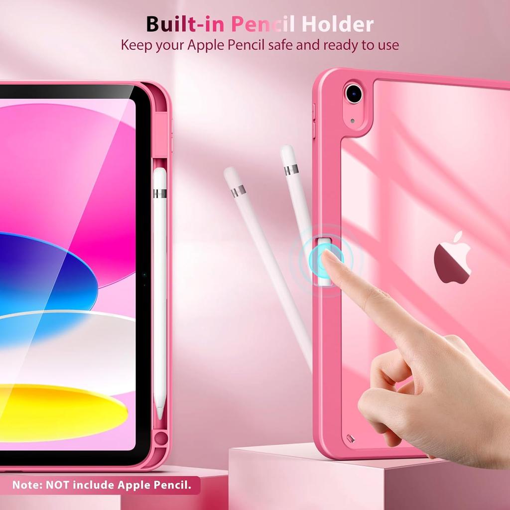 Tenké ochranné pouzdro pro iPad (A16) 11. generace 11 palců 2025, Pouzdro pro iPad 10. generace 10,9 palce 2022 s držákem na tužku