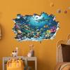 Underwater Shark Wall Stickers for Bedroom, Living Room, or Porch Home Decor