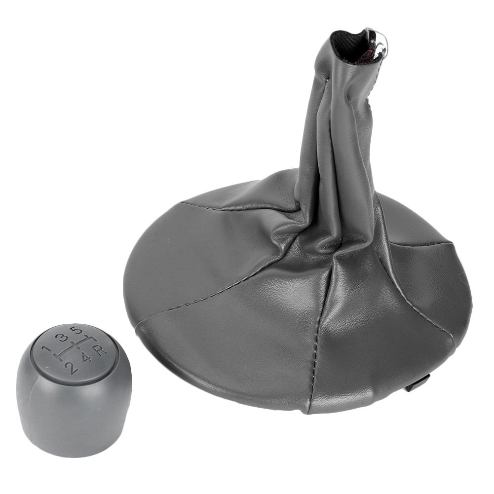 5 Speed Gear Shift Knob with Dust Cover Boot 71775051 Fit for Fait Panda 500 500C