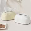 High-aesthetic Home Use Drawer-style Tissue Box Storage Light Luxury Style Living Room Desktop Advanced Spring Type Tissue Box