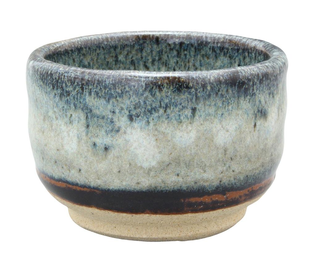 Mino Ware Cup Approx. 60ml Nezumi Nagashi Made In Japan 131-1774