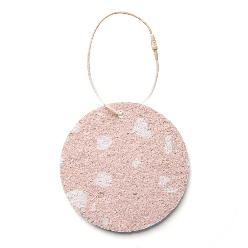 1pcs Compressed Sponge Brush Dishwashing Wood Pulp Wipe Oil Stains Add Foam Rag Household Cleaning Tools Hanging Rope Storage