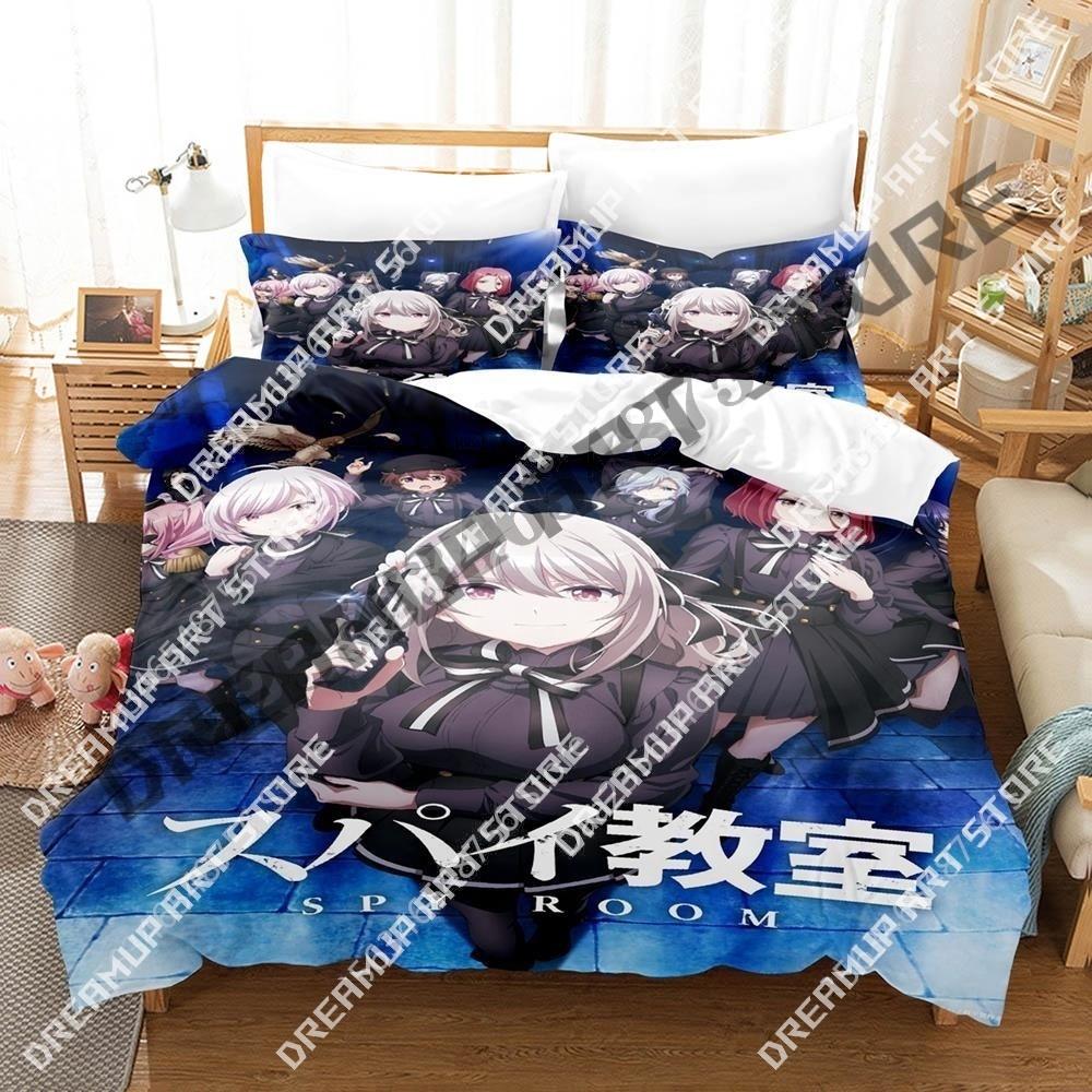 3D Print Anime Spy Classroom Bedding Set Single Twin Full Queen King Size Bed Set Adult Kid Bedroom Duvetcover Sets