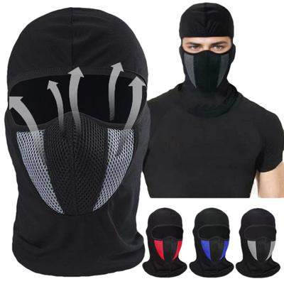 Máscara facial a prueba de viento para ciclismo, para exteriores, caza, senderismo, máscara facial militar, máscara facial completa transpirable, gorro de verano, polaina refrescante para el cuello, casco para senderismo y ciclismo
