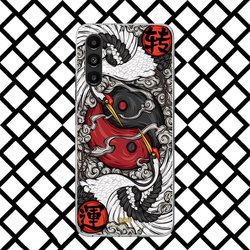 Koi Fish Art Phone Case for Samsung Galaxy A17 A37 A57 A16 A26 A36 A56 A15 A25 A35 A55 A14 A24 A34 A54 A13 A23 A33 A53 Galaxy A1
