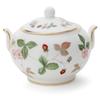 Imported Wedgwood Wild Strawberry Tea Sugar Box S Wedding Gift Present 50105506975 [Authentic Product] -