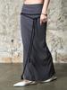 Iyussiti Folding Maxi Skirt - Charcoal