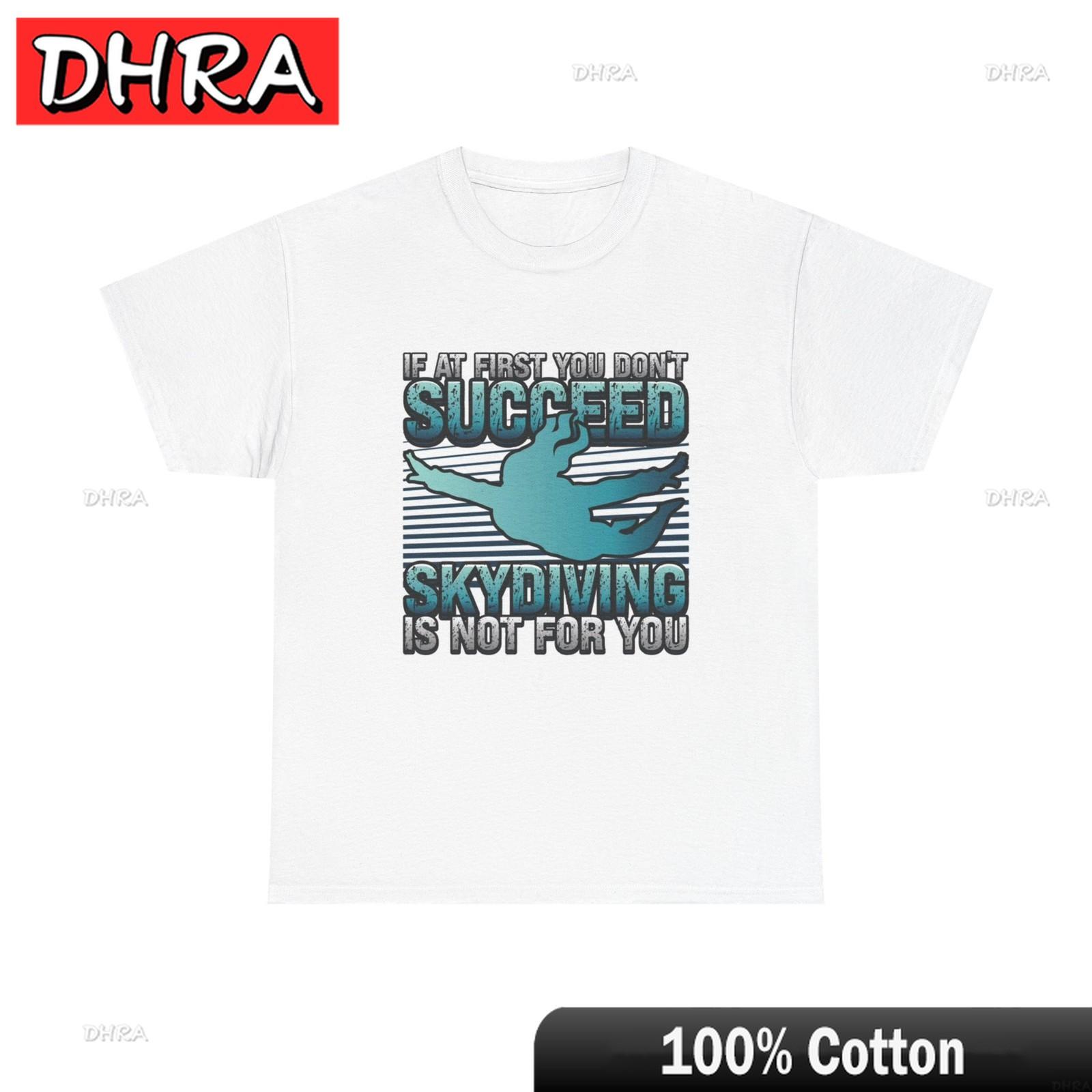 Skydiving Graphic T Shirt Funny Gift Comedy Unisex Heavy Cotton Tee Funny Casual Comfy Tops Elegant Comfy Fresh Tee TShirt S