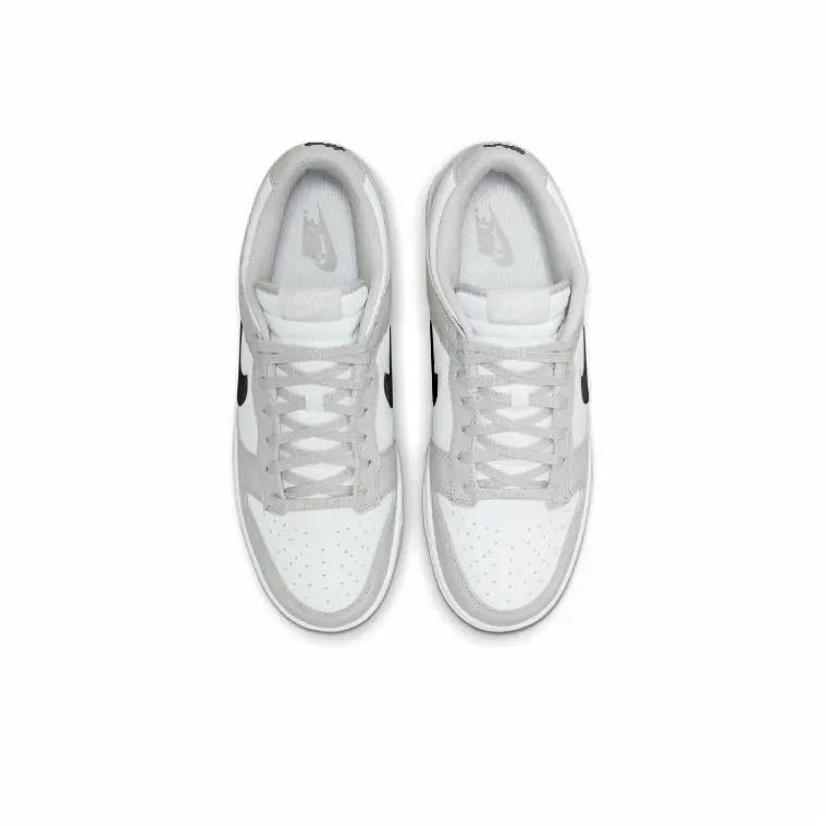 Nike Dunk Slip Resistant Abrasion Resistant Low top Skateboard Shoes Men's Black Gray DD1391-103(Team856-)