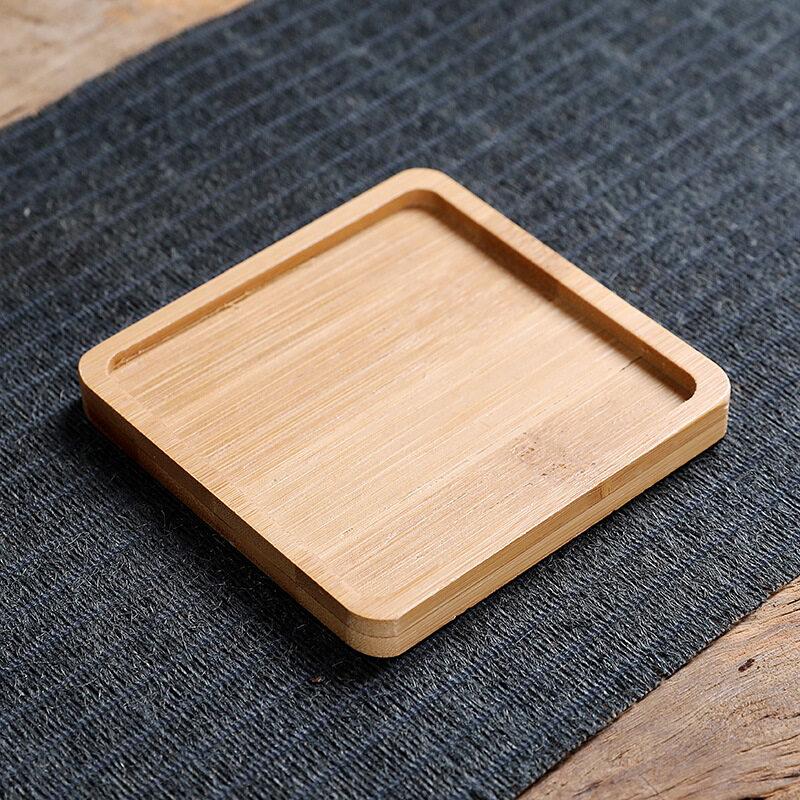 2PCS Holz Coaster Tischsets Tee Kaffee Tasse Pad Langlebig Hitzebeständig Teekanne Matte
