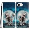 Wallet Card Case For iPhone 12 Pro 11 Pro Max 7 8 6 6S Plus SE3 SE2 SE 2020 2022 Fashion 2025 Printed Book Flip Leather Cover